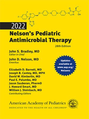 cover image of 2022 Nelson's Pediatric Antimicrobial Therapy